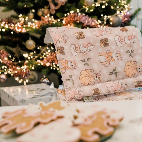 Egér királykisasszony baba ajándékcsomag - Bézs