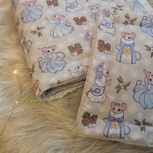 Egér királykisasszony baba ajándékcsomag - Kék