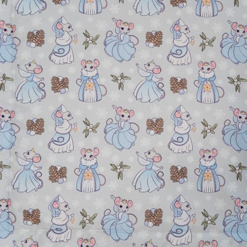 Egér királykisasszony baba ajándékcsomag - Kék