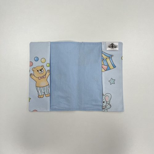 Egészségügyi kiskönyv borító - Retro Cirkusz (kék)